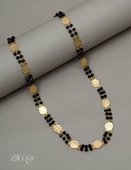 Gold Plated Lakshmi Coin Long Chain SG10057 (color option) 4-Zilmor