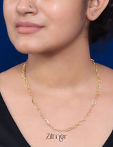 Gold toned Simple chain - SK10013 2-Zilmor