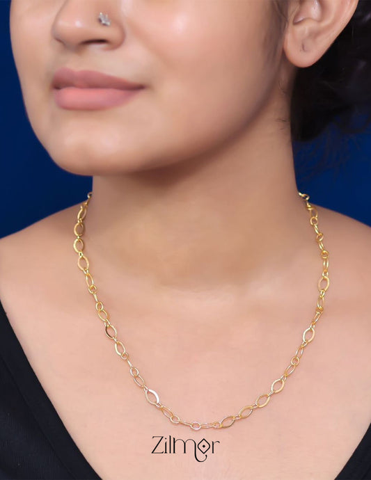 Gold toned Simple chain - SK10013 2-Zilmor