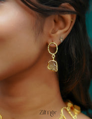 KE101041 - Natural Raw Stone Necklace Set (color option) 2-Zilmor