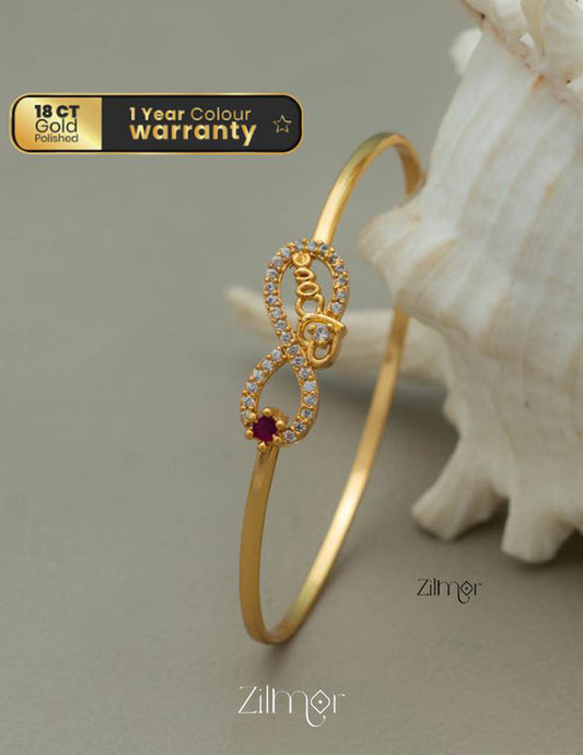 KF101240 - Gold Plated Openable Bangle 1-Zilmor