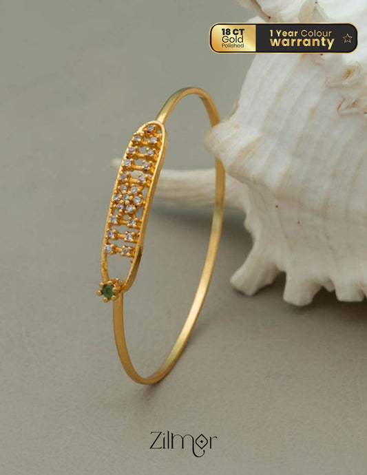 KF101241 - Gold Plated Openable Bangle 1-Zilmor