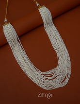 KH101083 - Pearl Layer Long Necklace 1-Zilmor