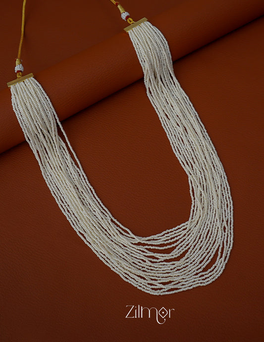 KH101083 - Pearl Layer Long Necklace 1-Zilmor