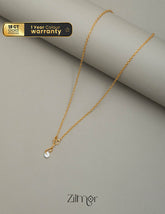 KJ101192 - Simple pendant Necklace 1-Zilmor