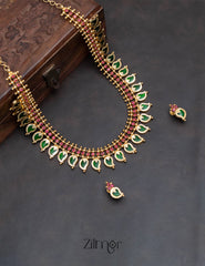 KO101469 - Gold Tone Kerala Traditonal Mango Necklace 1-Zilmor