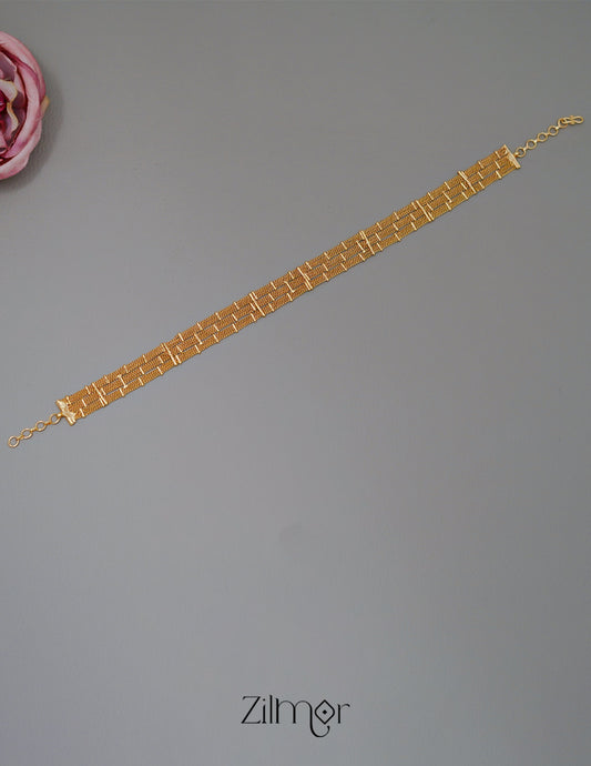 KT1011416 - Gold Plated Simple Choker Necklace 1-Zilmor