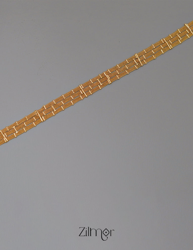 KT1011416 - Gold Plated Simple Choker Necklace 2-Zilmor