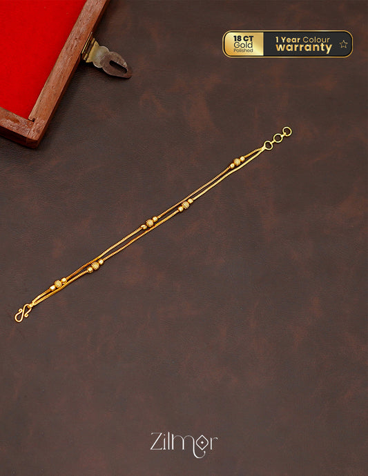 KT1011420 - Anti Tarnish Double Layer Bracelet 1-Zilmor