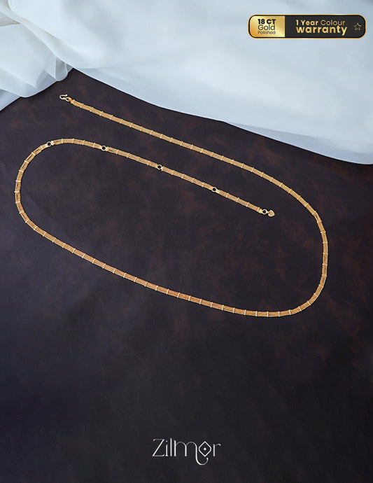 KT1011587- Gold Plated Traditional Hip Chain 1-Zilmor