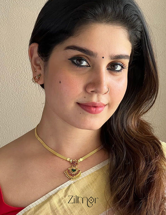 KY101040 - Simple Palakka necklace 2-Zilmor