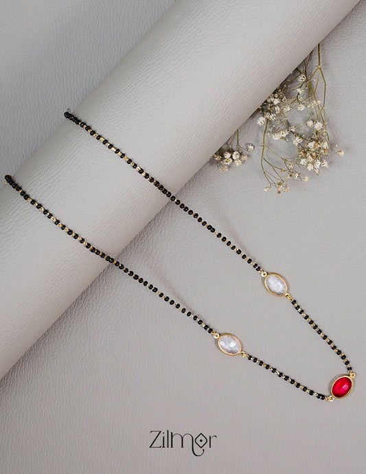 KY1011122- Semi Precious Stone Pendant Mangalsutra 1-Zilmor