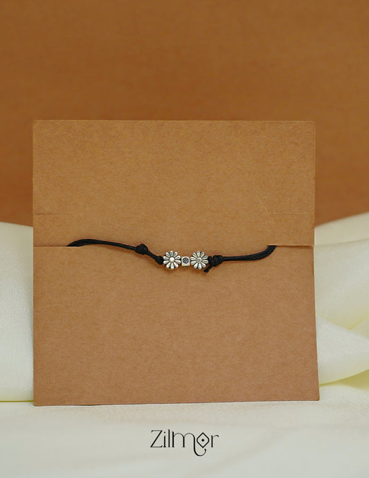 KY101143 - Flower and Small beads Anklet 1-Zilmor