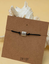 KY101155 - Oxidized Rectangle Anklet 1-Zilmor