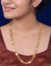 KY101503 - Gold tone Kaashu Necklace with Bangle 2-Zilmor