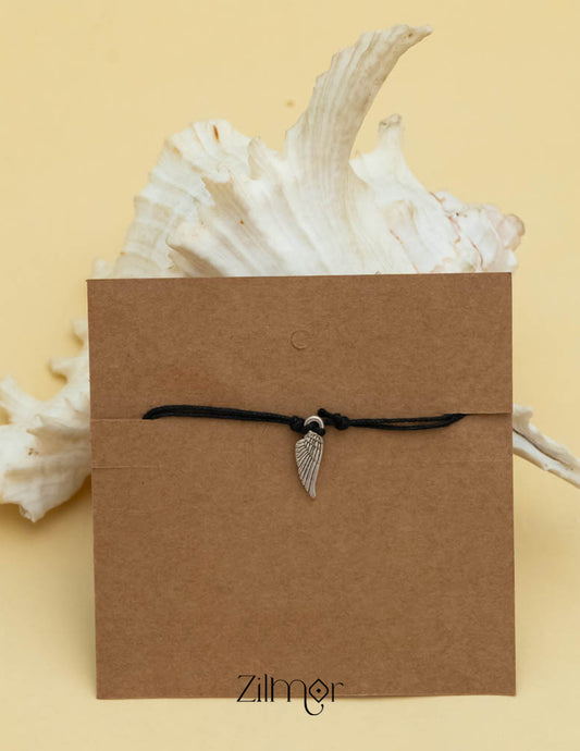 KY101692 - Feather Charm Anklet 1-Zilmor