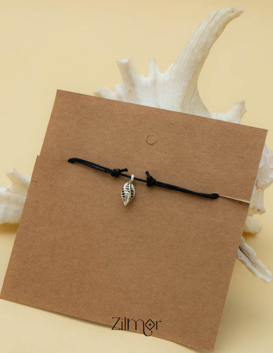 KY101718 - Silver Plated Charm Thread Anklet 1-Zilmor