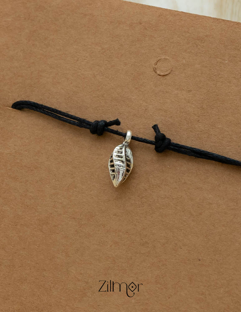 KY101718 - Silver Plated Charm Thread Anklet 2-Zilmor