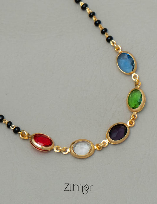 KY101778 - Semi Precious Stone Pendant Mangalsutra