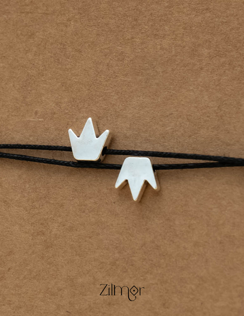 KY101901 - Silver Plated Charm Thread Anklet 2-Zilmor