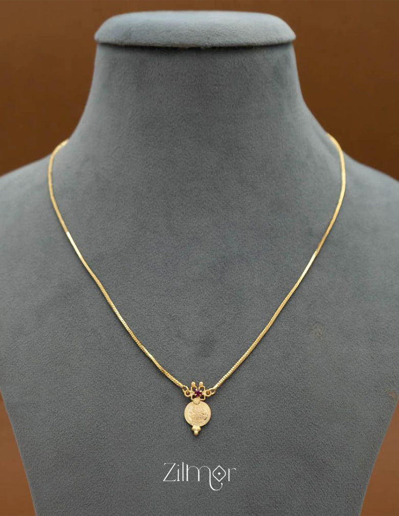 Kaashu Pendant Solitaire Necklace - KE100436 2-Zilmor