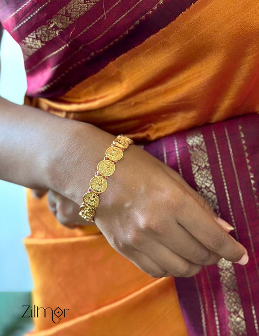 Kaashu Gold Plated statement Bangle - PP10116 2-Zilmor