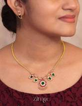 Mango Palakka Necklace Set - PP10117 2-Zilmor