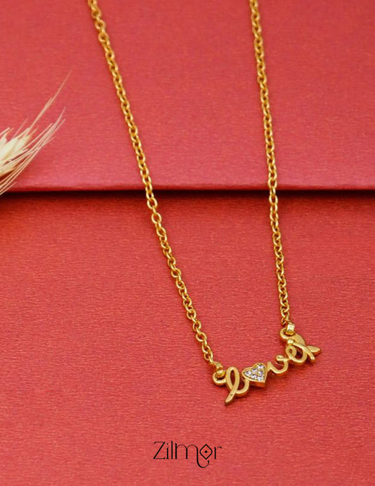 NG100611 - Simple Love pendant Necklace 2-Zilmor