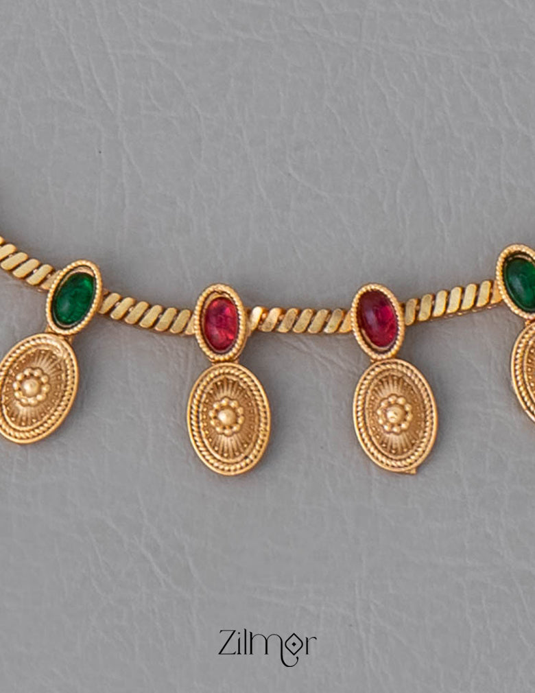 NV101977- Antique Kemp Necklace Earrings Set
