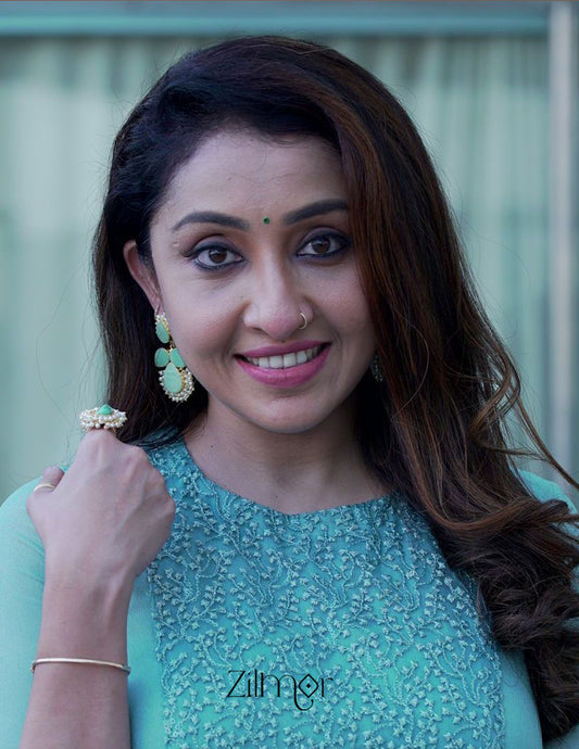 Natural Raw Stone Earrings (color option) KE100391 3-Zilmor