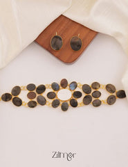 Natural Stone Necklace Set (color option) - KE100389