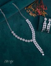OT1011189 - AD Stone Necklace Earrings Set 1-Zilmor