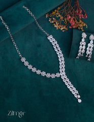 OT1011189 - AD Stone Necklace Earrings Set 1-Zilmor