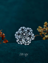 OT1011191 - Silver tone AD Ring (color option) 4-Zilmor