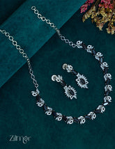 OT1011192 - AD Stone Necklace Earrings Set 1-Zilmor