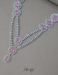 OT1011202 - AD Stone Bridal Necklace Earrings Set 2-Zilmor