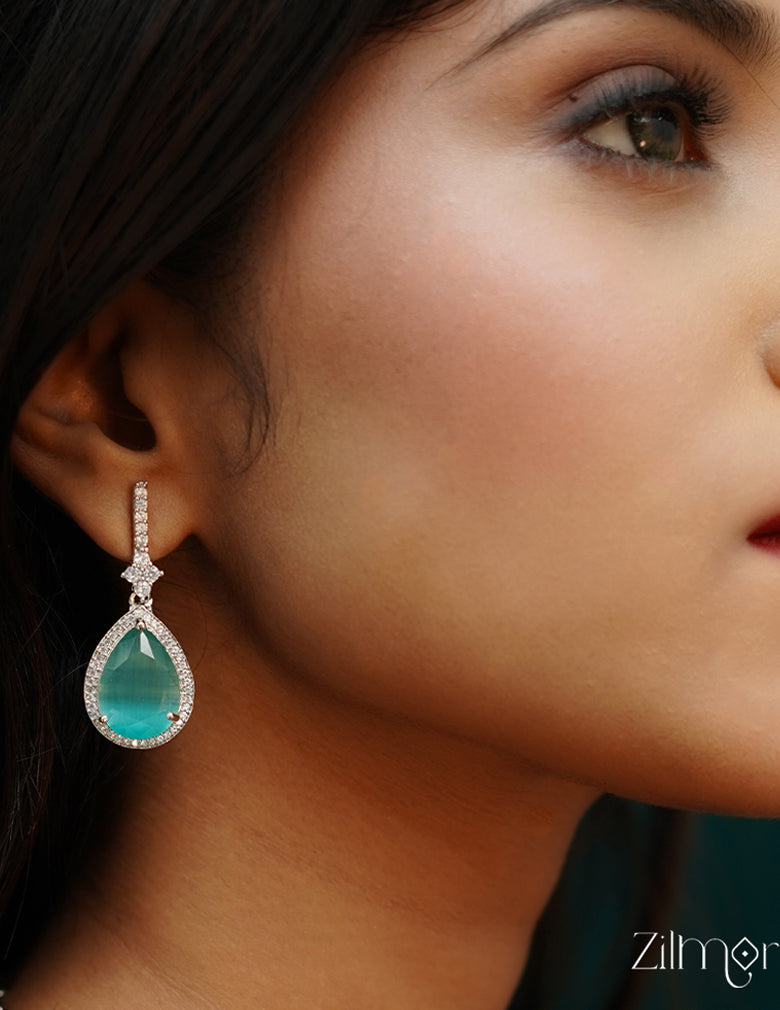 OT1011212 - AD Stone Necklace Earrings Set 4-Zilmor