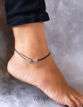 Owl Charm Anklet 1-Zilmor