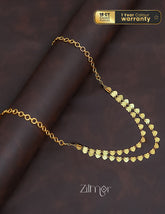 PE1011356 - Gold toned Layered Heart Necklace 1-Zilmor