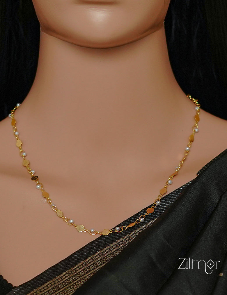 PE1011368 - Fresh Pearl Beads Daily Wear Simple Necklace
