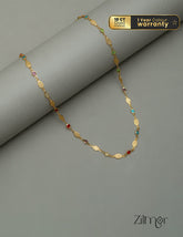 PE101854 Semi Precious multi stone daily wear necklace 1-Zilmor
