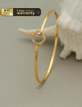 PP101208 - Gold Plated Openable Bangle 1-Zilmor