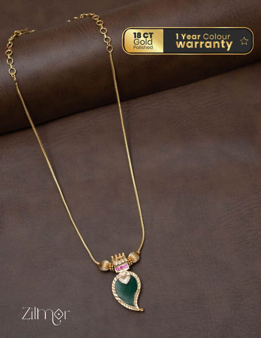 PP101327 - Traditional Palakka Mango Necklace Set 1-Zilmor