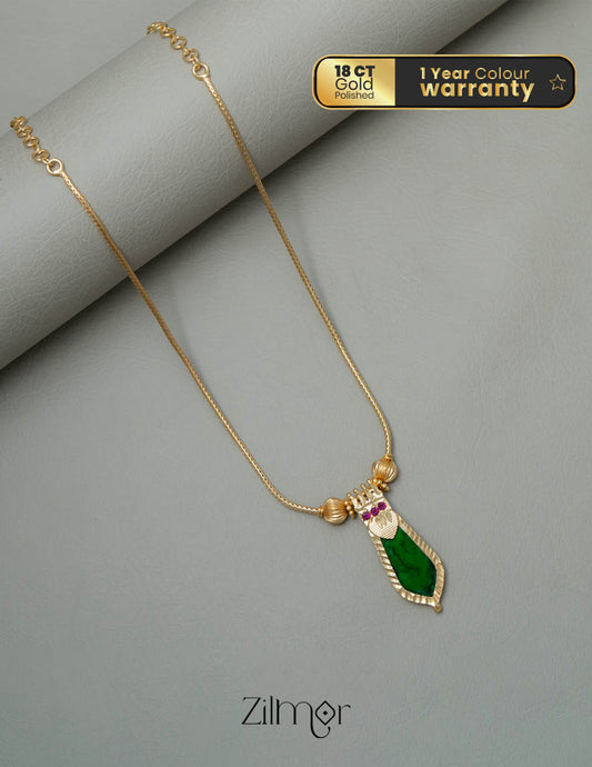 PP101882 - Gold Plated Nagapadam Necklace 1-Zilmor