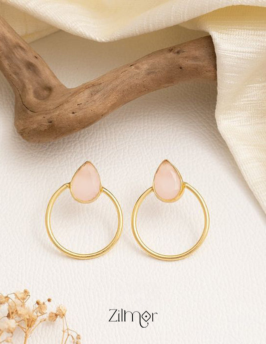 Rain Drop Stone Earrings (color option) - AS100716 2-Zilmor