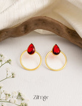 Rain Drop Stone Earrings (color option) - AS100716 1-Zilmor