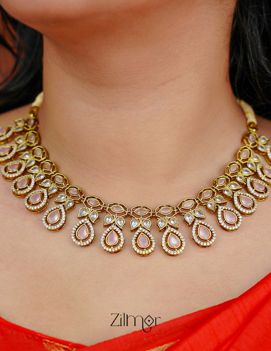 SC100931 Victorian AD Necklace with matching Earrings (color option) 2-Zilmor