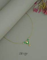 SC1011274 - Lotus Kemp Pendant Pearl Hanging Invisible Necklace 1-Zilmor