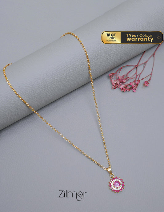 SG100528 - Simple pendant Necklace 1-Zilmor