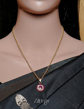 SG100528 - Simple pendant Necklace 3-Zilmor